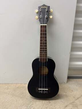 Mitchell MU40BK Soprano Ukulele - Matte Black Finish